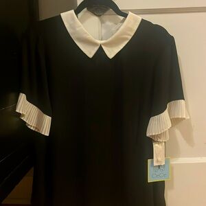 NWT Cece black blouse.